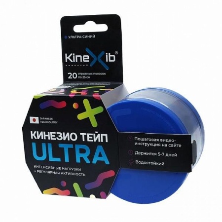 Бинт нестерильный адгезивный восстанавливающий Kinexib Ultra (5м*5см) синий
